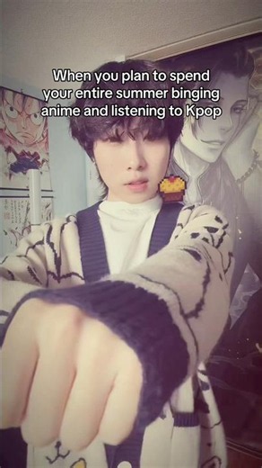 Hobby maxxing both anime and Kpop 🤓