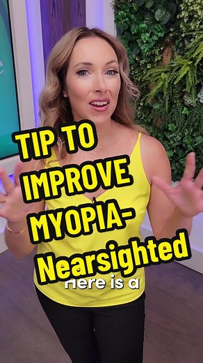 Tip to Improve Myopia (Nearsightedness) Dr. Janine offers a valuable suggestion for individuals suffering from myopia, or nearsightedness. Based on research, it has been found that children who spent considerable time outdoors during their childhood were less likely to develop myopia as adults. In light of this, Dr. Janine advises parents to encourage their children to spend more time outside whenever possible, as it may have a positive impact on their vision. Follow for more natural health tips
