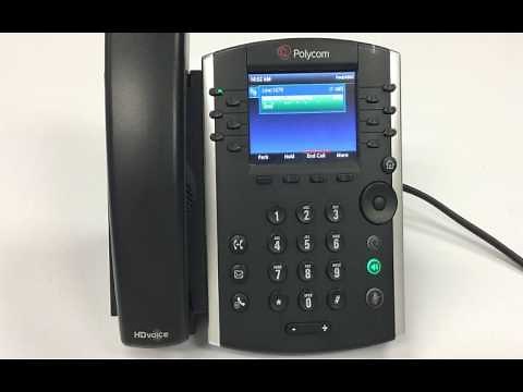 Polycom VVX: Change Voicemail Greetings on VVX 300 & VVX 400 Series