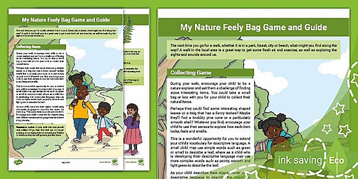 My Nature Feely Bag Game and Guide (Ages 2 - 5)
