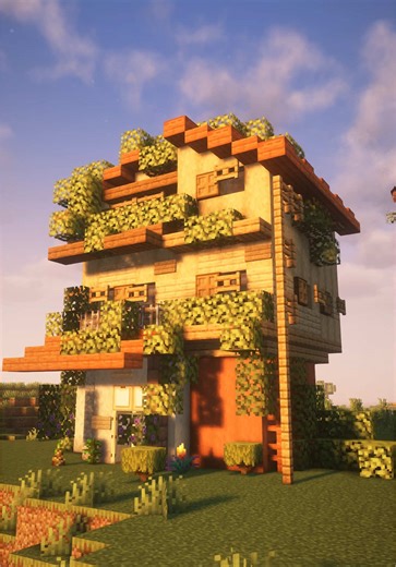 Cosy House Minecraft tutorial #minecraft #minecraftbuilding #fyp #tutorial