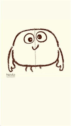 How To Draw A Cartoon Monster - Step by Step Drawing Tutorial #kawaiidraw #beginnersdrawing #chibi