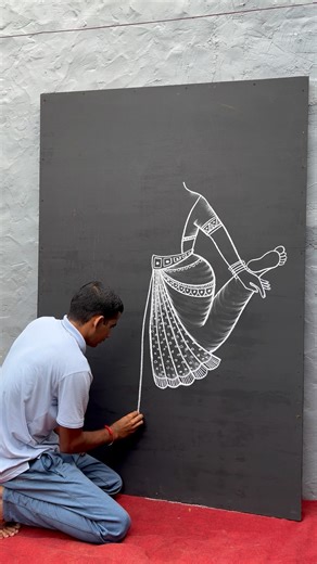 How to draw a classical dancer 💃 ||🙀👌|| #drawing #classicaldancer #fbviralvideo | Artist Naresh kumar