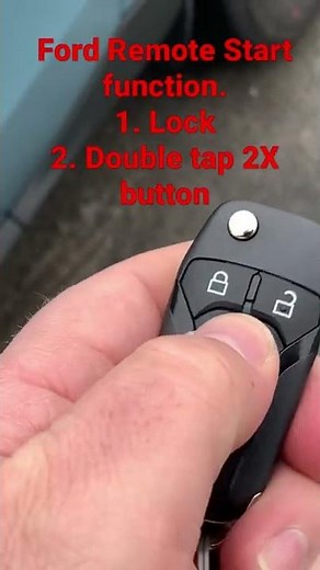 Ford remote start instructions.