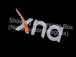 XNA Tutorial - Showing a Message Box (Using the Guide Class) - XNA