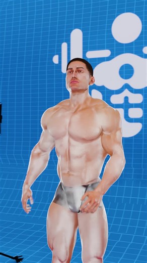 Why body builders oil themselves…