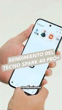 Rendimiento del TECNO Spark 40 Pro+
