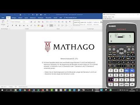 CASIO fx 991DE X ClassWiz - Gleichungssystem lösen - Mathago