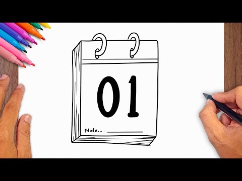How to draw Calendar - Calendar Drawing Ideas