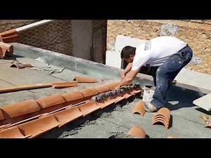 Κατασκευη κεραμοσκεπης με βυζαντινα κεραμιδια