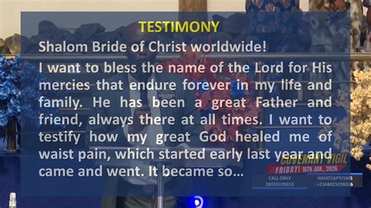 🔴 LIVE: COVENANT VIGIL | FRI. 16TH JAN., 2026 II THE BRIDE ASSEMBLY | The Bride Assembly