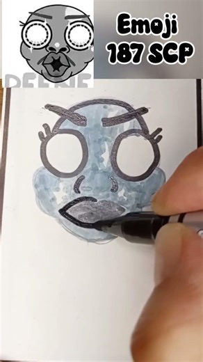 Draw Sprunki OC Emoji 187 SCP #drawing#illustrative#art#sprunki#easydrawing#emoji#187#scp