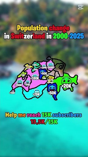 Population change in Switzerland 2000-2025 #globalmapper #mapping #mapguide #map #geography