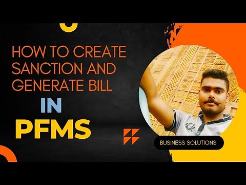 How to create sanction order and bill in PFMS | How to use PFMS PD and DDO id |