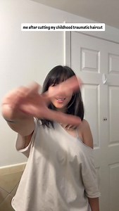 This is the most traumatic haircut - called “bangs haircut”. 🤭But I feel confident with this hair haha may be my mom cut my bangs too short back then. 😅 #feelitreelit #traumatichaircut #asianhaircut | Angel Lamung