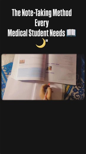 The note-taking method that changed my medical exams 🌙