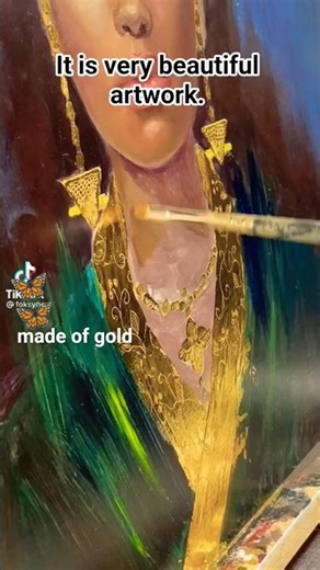 Made of gold artwork