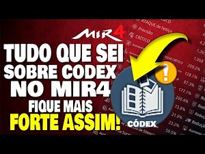 MELHORES CODEX PARA STATUS no MIR4 FIQUE FORTE GUIA