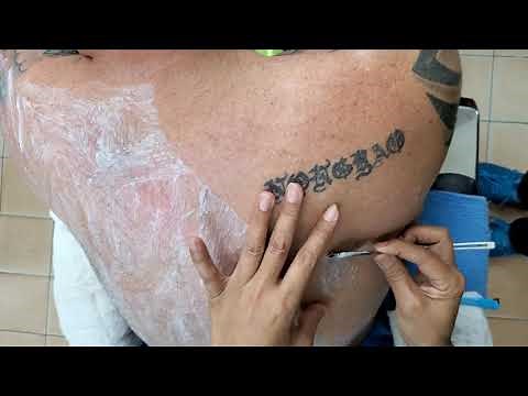 💈$3 BACK SHAVE | Straight Razor ASMR Barbershop | Nin Barber in Pattaya Thailand 4K