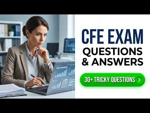 2026 CFE Exam Questions and Answers Explained Pass The Certified Fraud Examiner Test Today