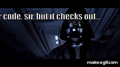 It's an older code, sir, but it checks out... on Make a GIF