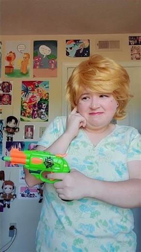 This is why Mom doesn't love you #cosplay #momiji #nerfgun