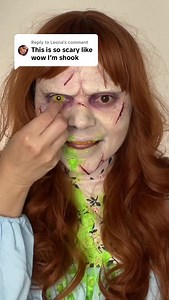 Catherine | Movie Characters, Illusion Makeup & Pop Culture on Instagram: "Full SFX Makeup Tutorial is now live on my YouTube channel! 🔗 Link in Bio Regan MacNeil from The Exorcist Halloween Makeup Look Contact Lenses are ‘Glow Yellow’ from @colourvue_official Using @mehronmakeup Blank Canvas Makeup Remover ✨✨✨✨ #TheExorcist #HalloweenMakeup #SFXMakeupRemoval #ReganMacNeil #Halloween2025 #CrazyMakeup #SFX #CharacterMakeup #HorrorMovies #ScaryMovies #australiancontentcreator #australiamua