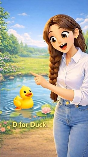 Lets learn about letter D || kids fun knowledge #cartoon #learning #alphabet #animatedstories