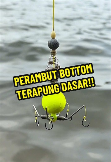 Perambut Bottom Terapung: Cara Elak Mata Kail Tersangkut (Size 6-12)