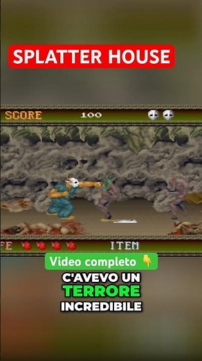 Splatterhouse: The horror game that shook the arcades! 🪓😱