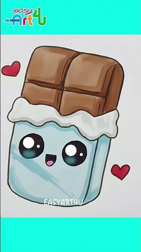 How to draw a CHOCOLATE BAR | Creative drawing #drawing #drawingtutorial #howtodraw #sketch
