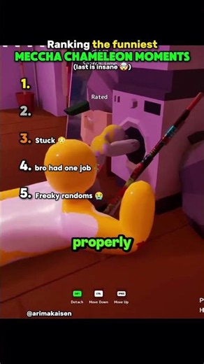 Ranking best meccha chameleon moments! 😂 #shorts #mecchachameleon #gaming