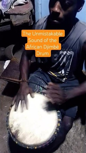 The Unmistakable Sound of the African Djimbè Drum #drum #africa #music #entertainment