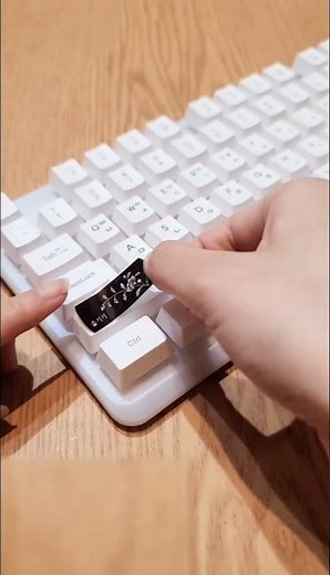 나전칠기 키보드 스티커 사용방법 How to use keyboard stickers