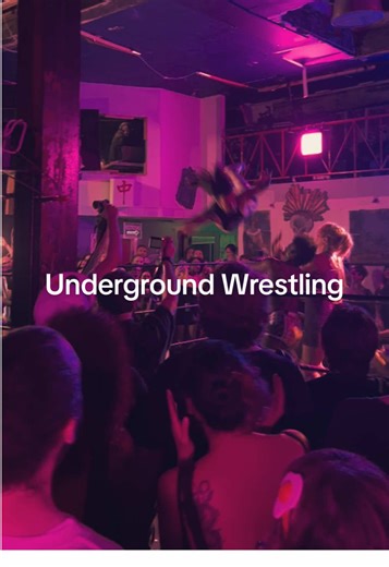 Underground wrestling in Brooklyn. #brooklyn #undergroundmusic #nyc #wrestling #travel