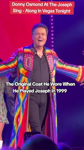 Donny Osmond's Original Joseph Coat at Vegas Sing-Along