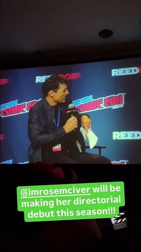 Rose McIver at #NYCC2024 for #GhostsCBS Panel (October 19, 2024) #1