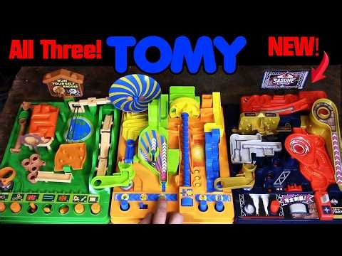 Every TOMY Marble Obstacle Course Compared! (1979 vs Level 2 vs Sasuke)