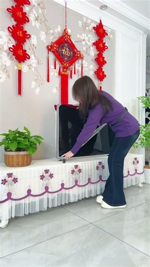 TV dust cover, easy to install