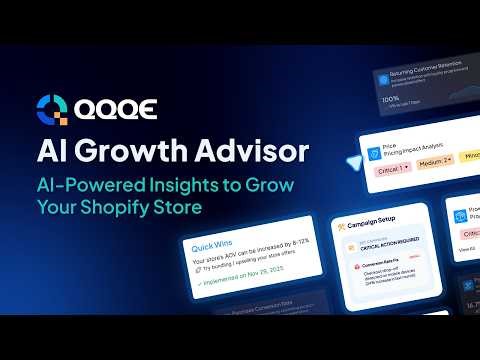QQQE AI Growth Advisor — Fix Your Shopify Store Revenue Leaks