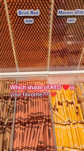 Crayola reds are NOT the same… what’s your favorite? 💘