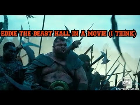 EDDIE THE BEAST HALL in a movie (transformers last knight )