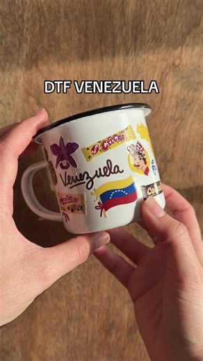 Crea tazas personalizadas con DTF en Venezuela