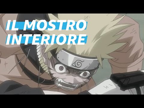 Naruto libera il chakra della la volpe a nove code