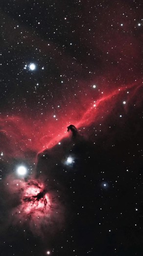 Capturing the Horsehead Nebula Through a 70mm Refractor Telescope