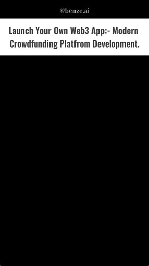 ⌬ AI on Instagram: "Modern Web3 Project Build a full Web3 Crowdfunding DApp using the latest tech—ideal for crypto and blockchain devs! 💰🚀 #ai #opensource #startup #project #openai #software #coding #business #reelsi̇nstagram"