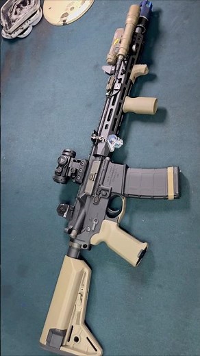 🙏 This is Toy Gun!!!! SR16 Modding #airsoft #airsoftrifle #airsoftcqb #bb #marui #pewgun #vfc