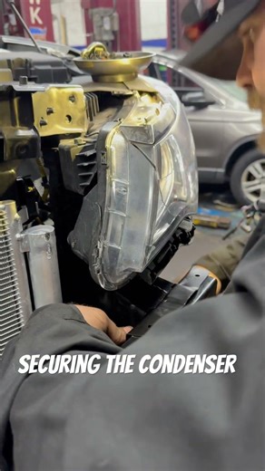 Securing the condenser