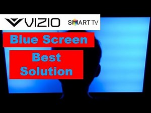 Vizio tv Blue Screen But Doesn't Shut Off || Common Vizio TV Problems & Solution