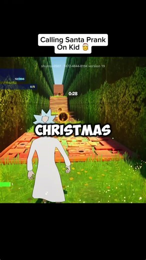 Calling Santa prank on kid 🎅 #shorts #fotnite